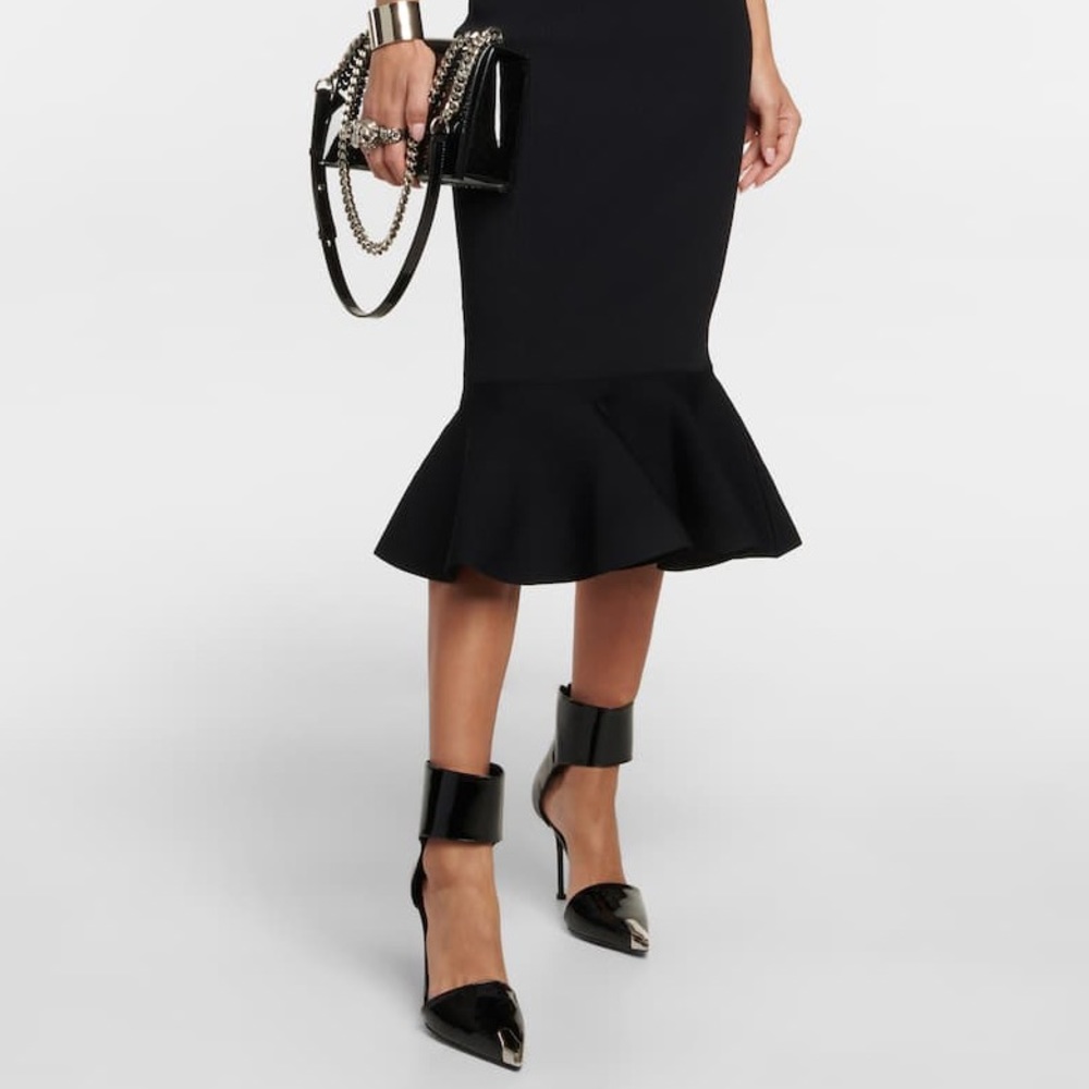 ALEXANDER MCQUEEN-Harness Punk Patent Leather Pumps - Picture 2 of 15